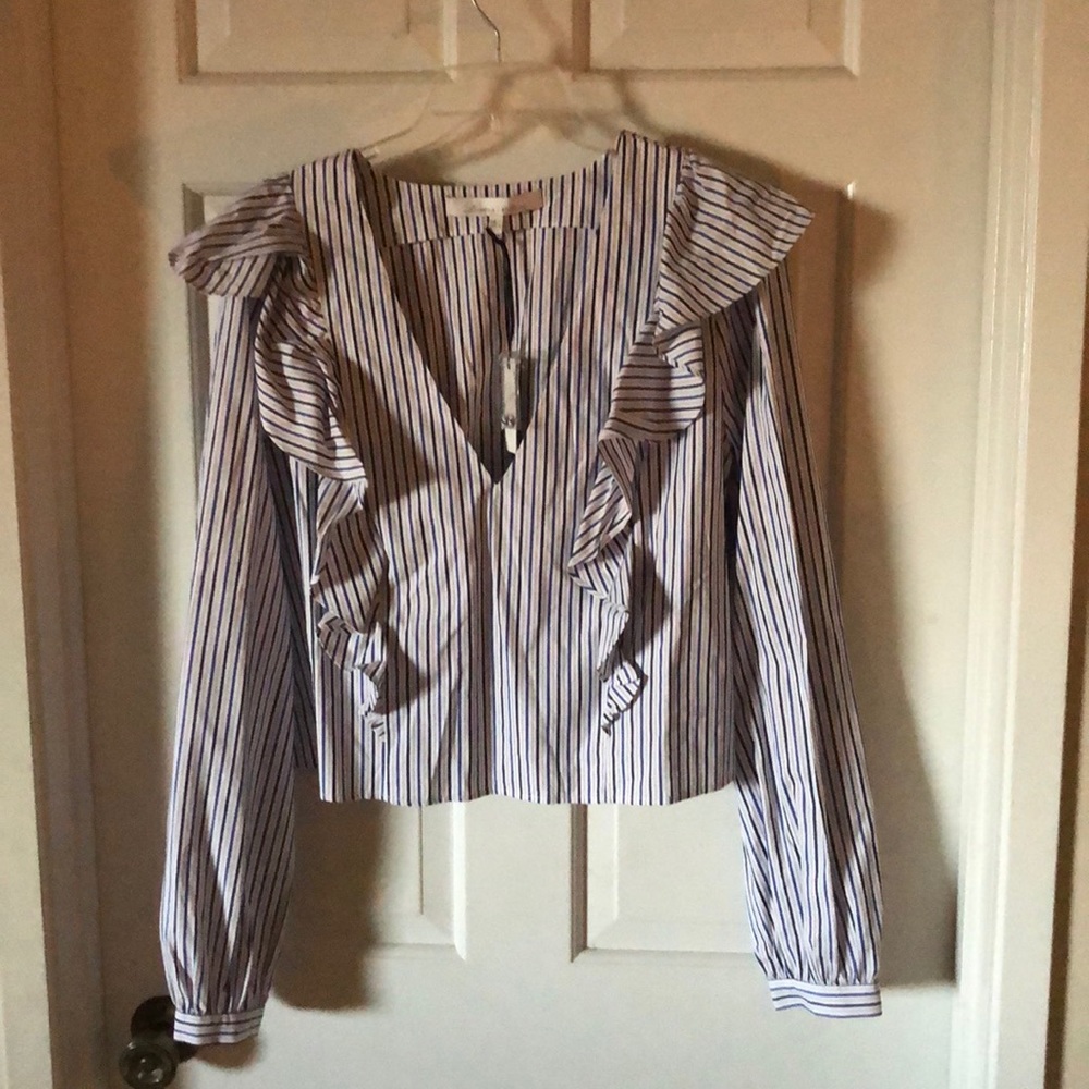 Lovers + Friends long sleeved blouse